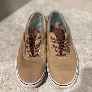 Vans Tan Canvas Sneakers